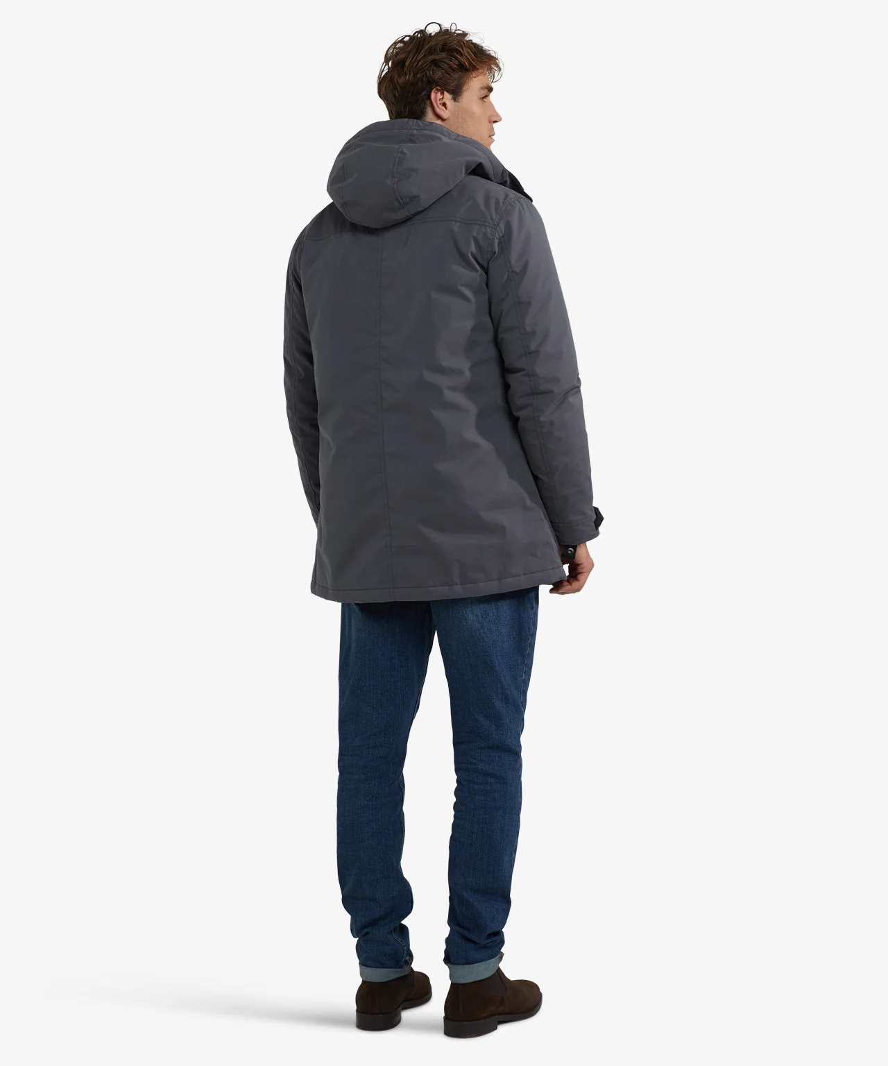 2-in-1 Parka Jas | Dark Grey - Image 5