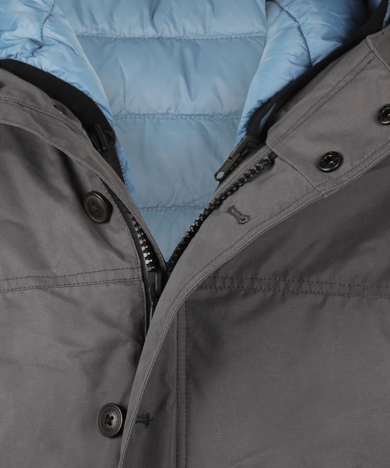 2-in-1 Parka Jas | Dark Grey - Image 7