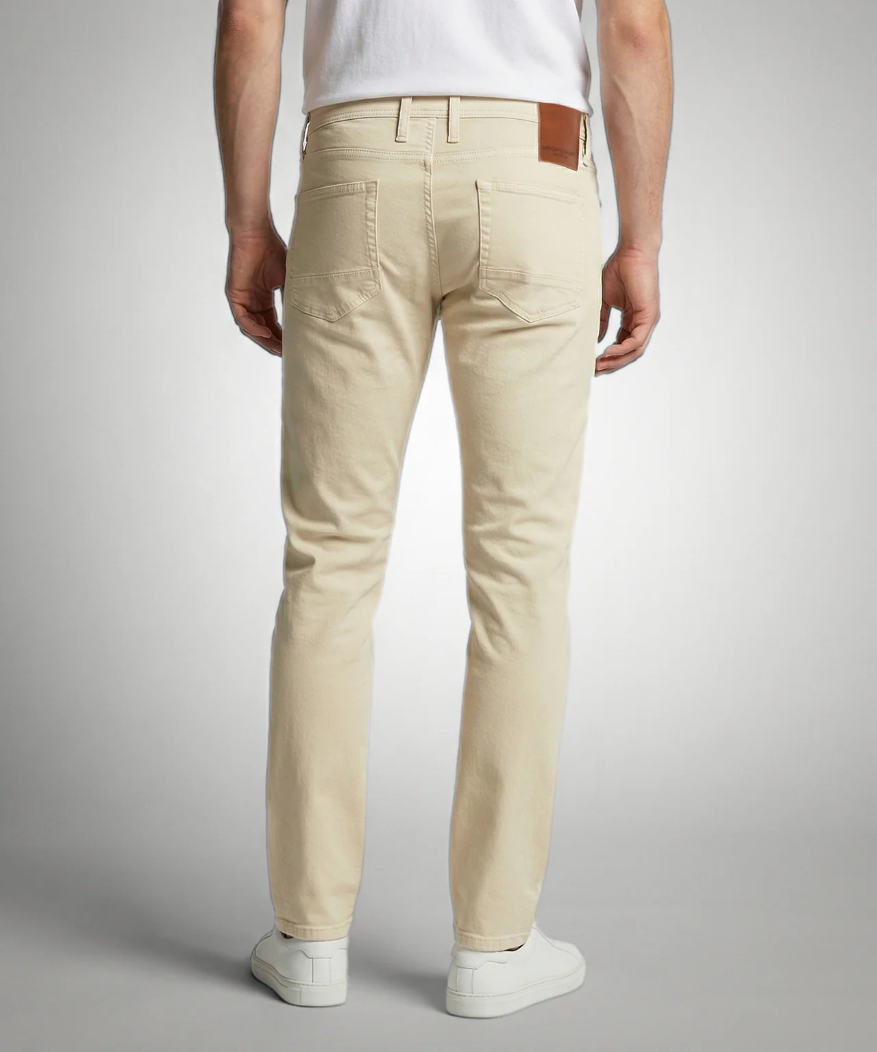 Broek Five Pocket Garment Dyed | Sand - Image 3