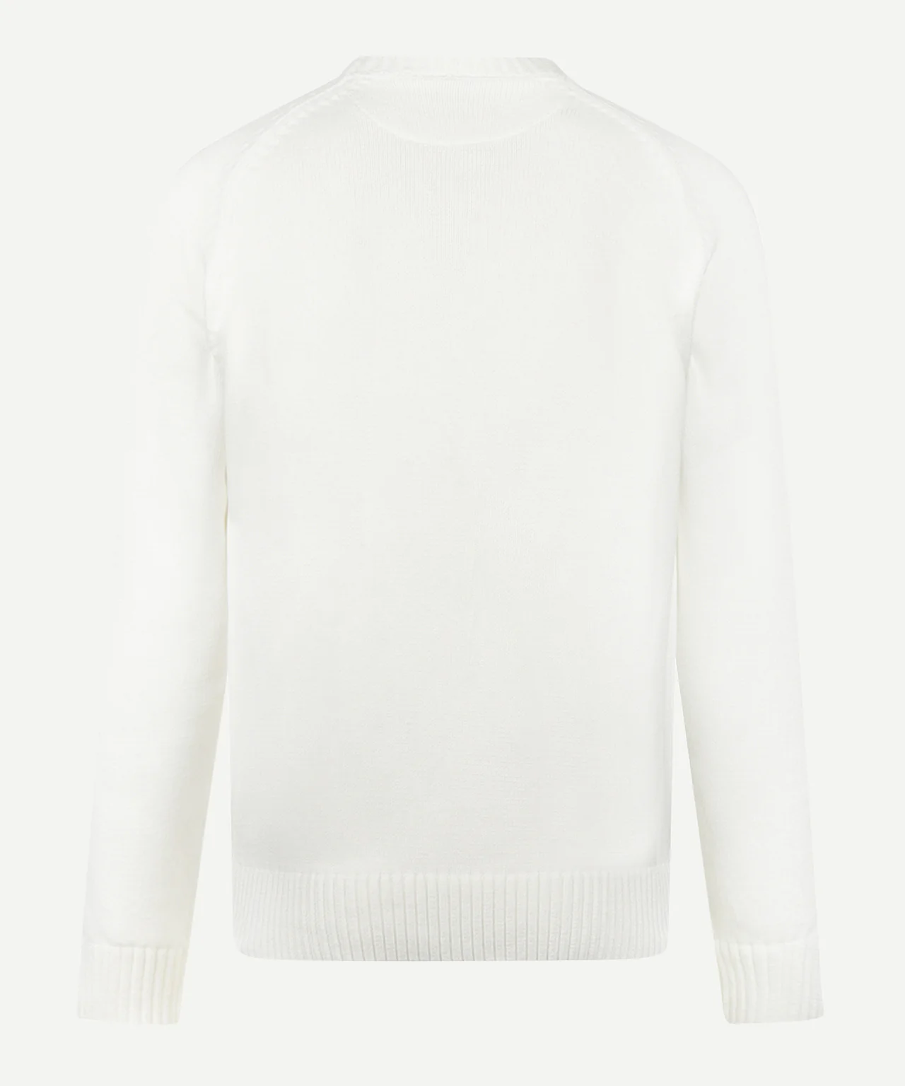 Trui Katoen Ronde Hals | Off White - Image 4