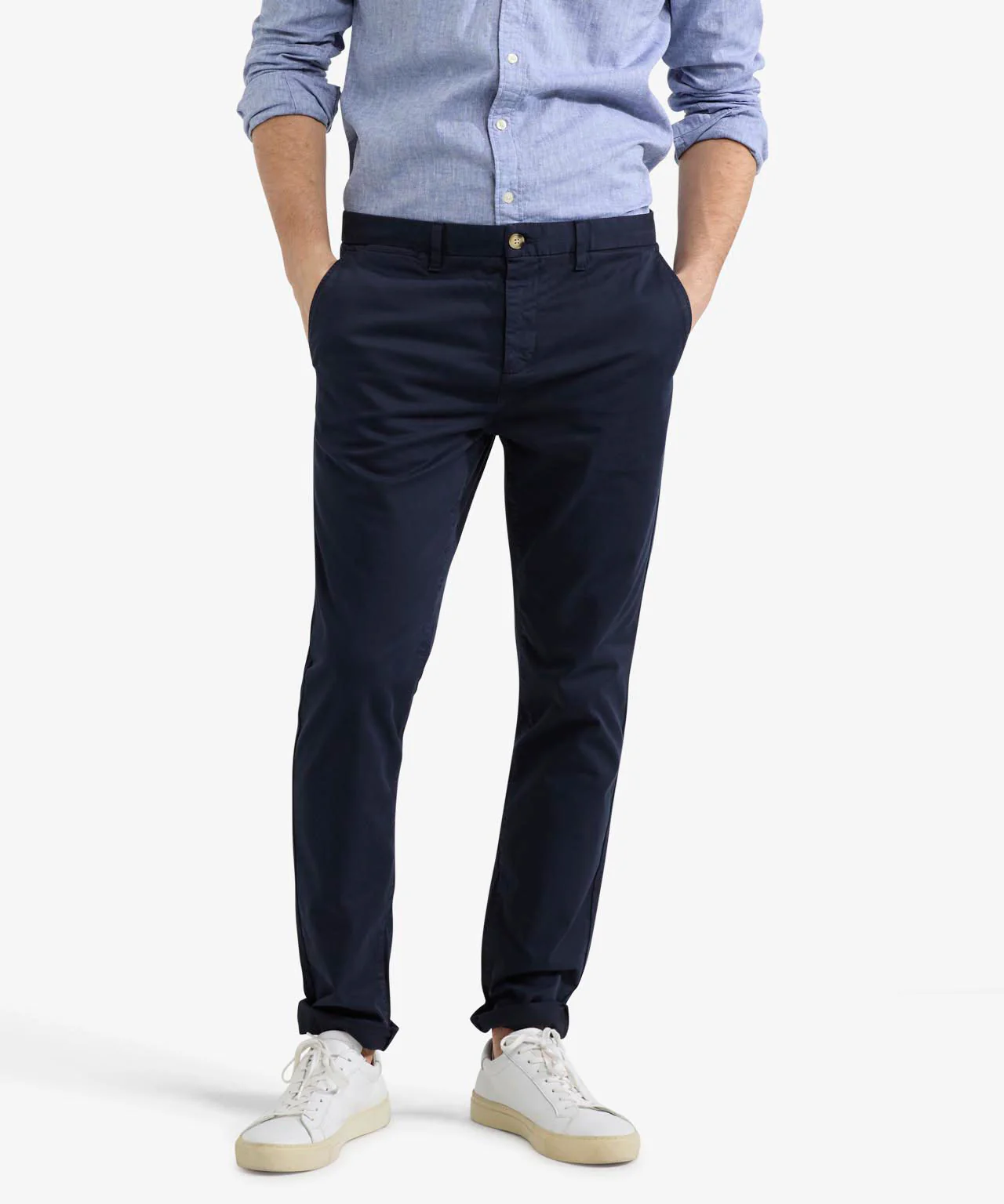Chino Garment Dyed Modern Fit | Navy - Image 2