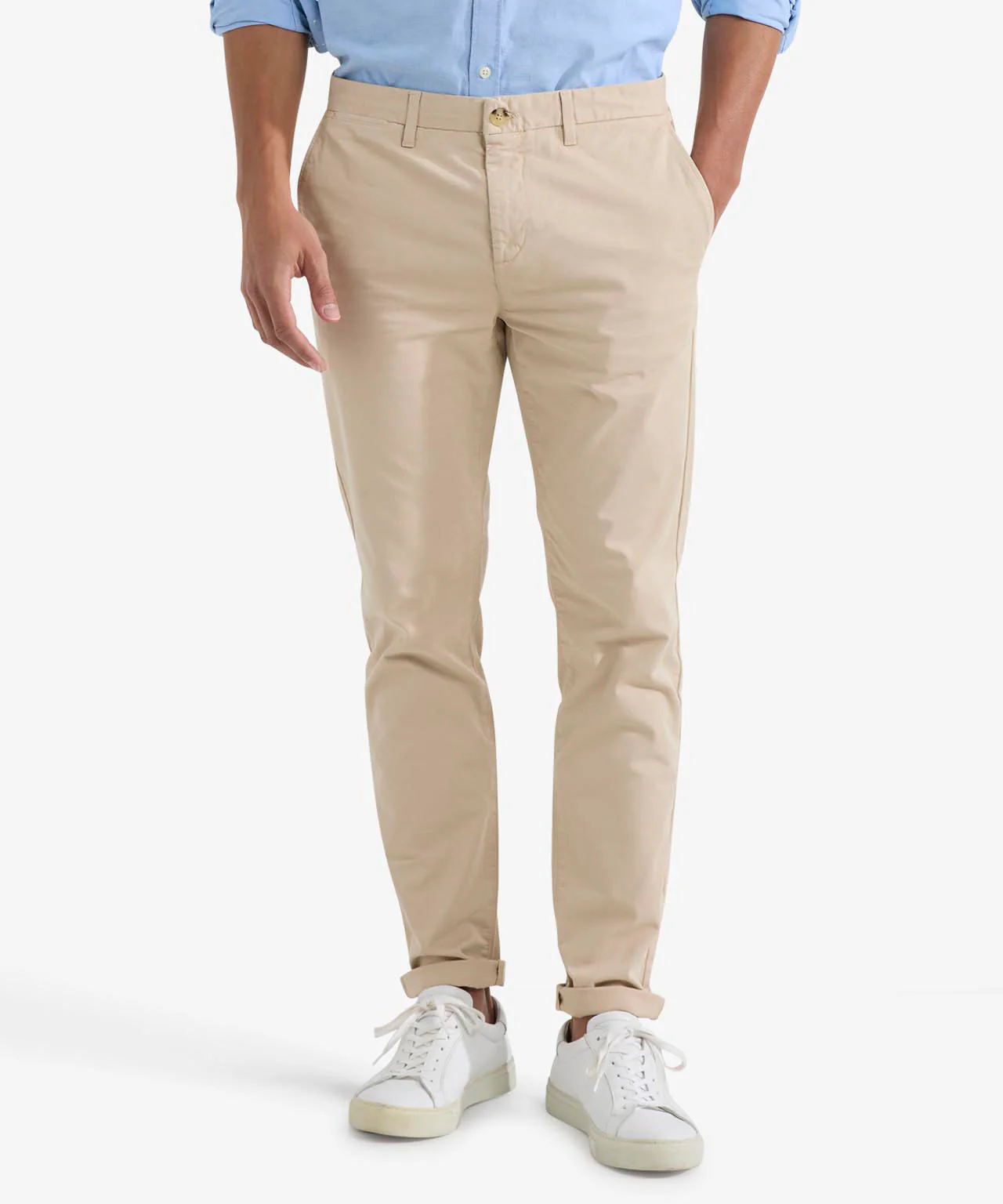 Chino Garment Dyed Modern Fit | Sand - Image 2