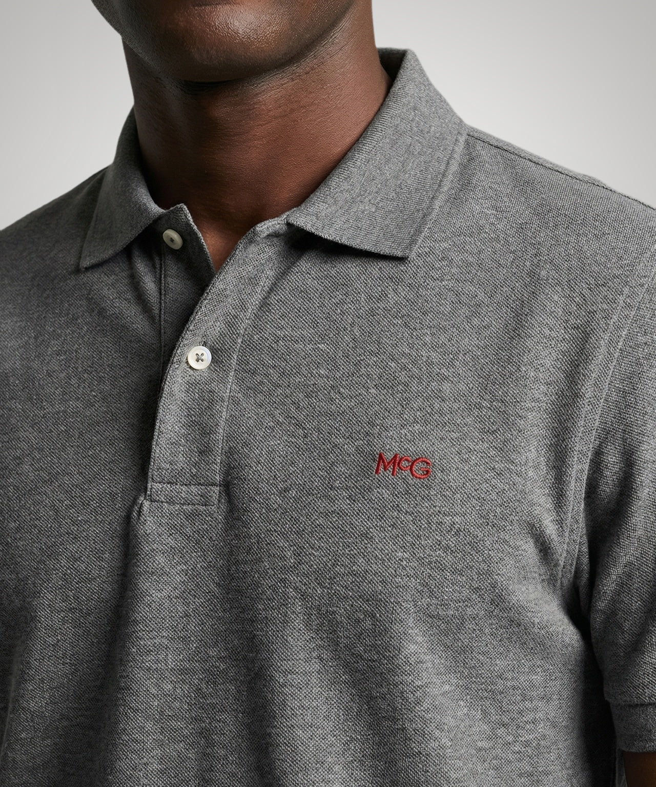 Classic Polo Regular Fit | Dark Grey Melange - Image 5