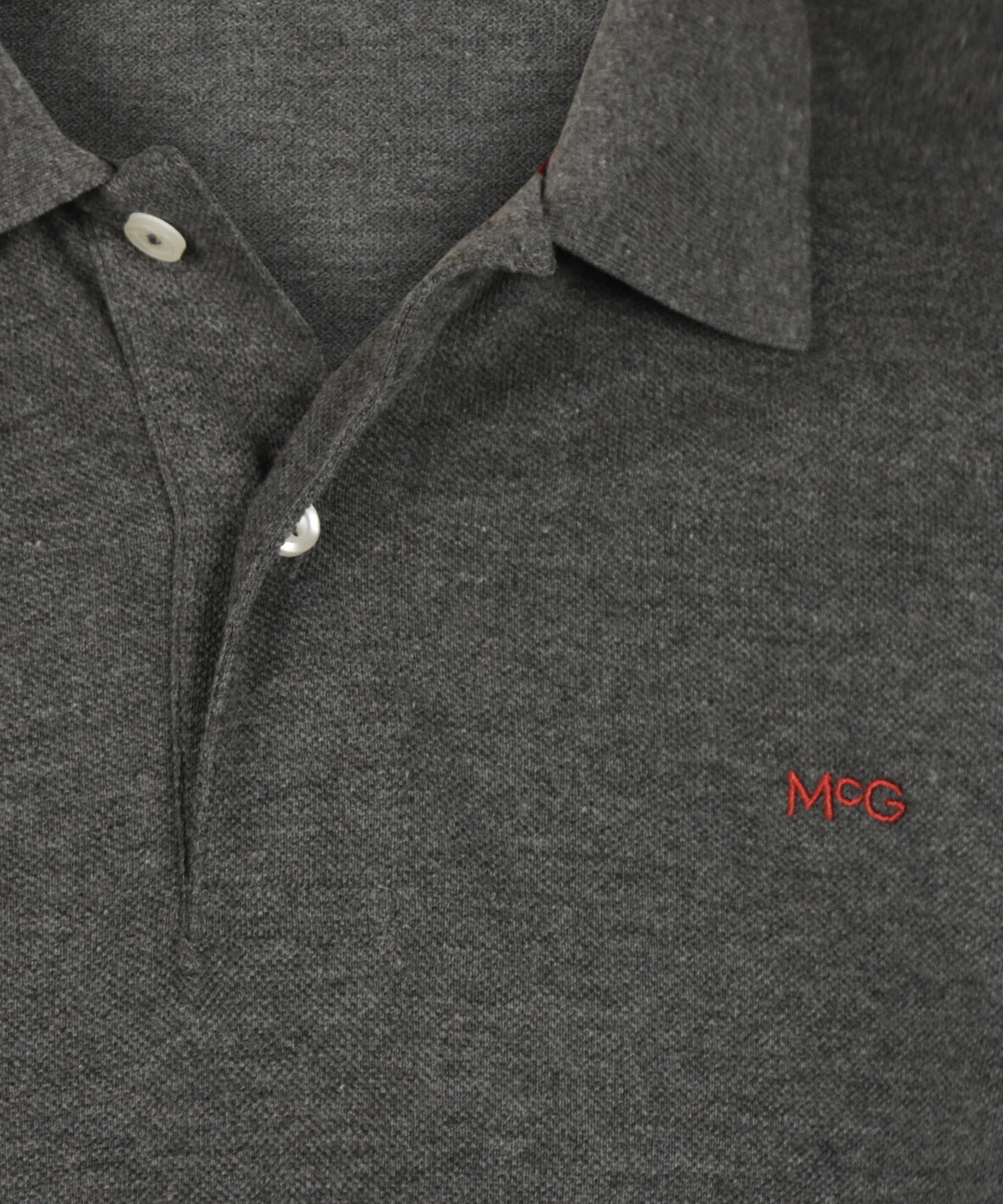 Classic Polo Regular Fit | Dark Grey Melange - Image 3