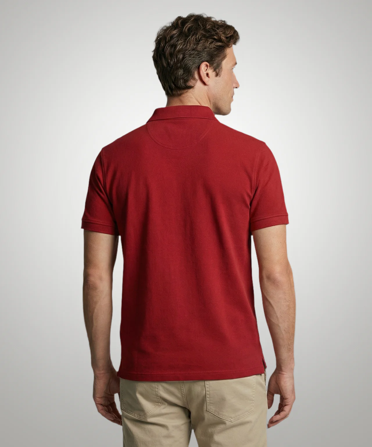 Classic Polo Regular Fit | Dark Red - Image 3