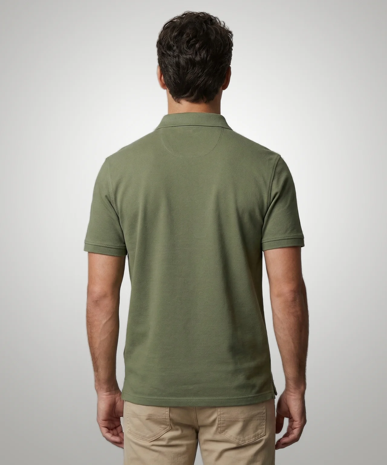 Classic Polo Regular Fit | Light Olive - Image 3