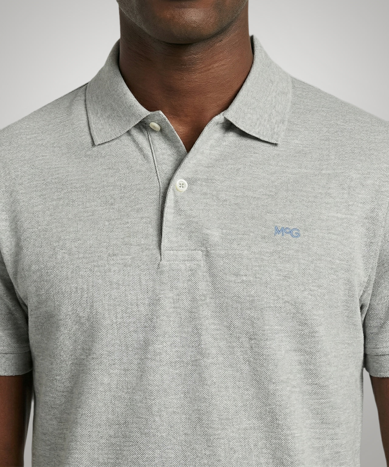 Classic Polo Regular Fit | Medium Grey Melange - Image 5