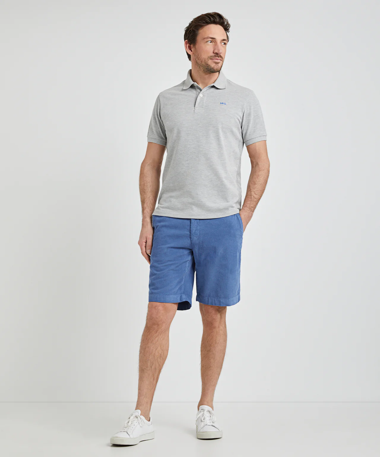 Classic Polo Regular Fit | Medium Grey Melange - Image 3