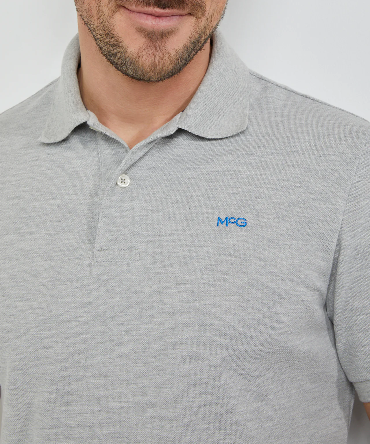 Classic Polo Regular Fit | Medium Grey Melange - Image 5