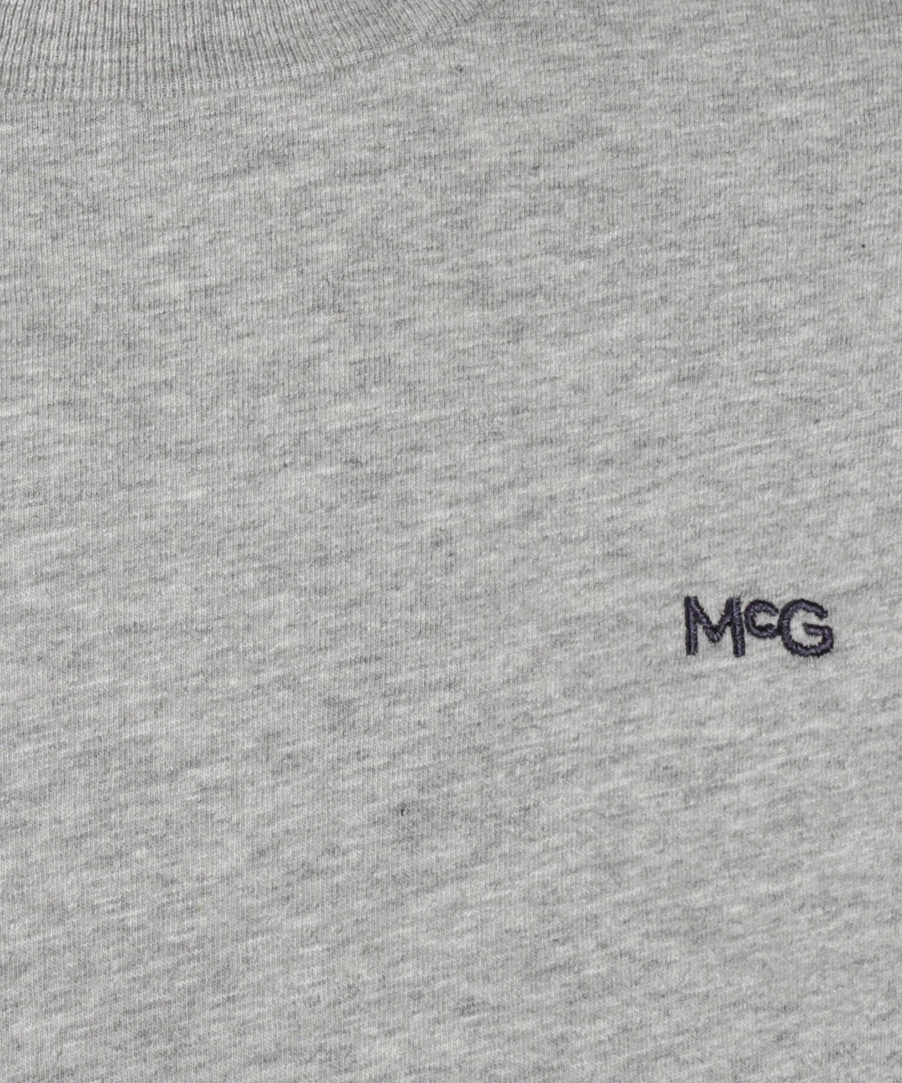 Essential MCG Embr T-Shirt | Medium Grey Melange - Image 6