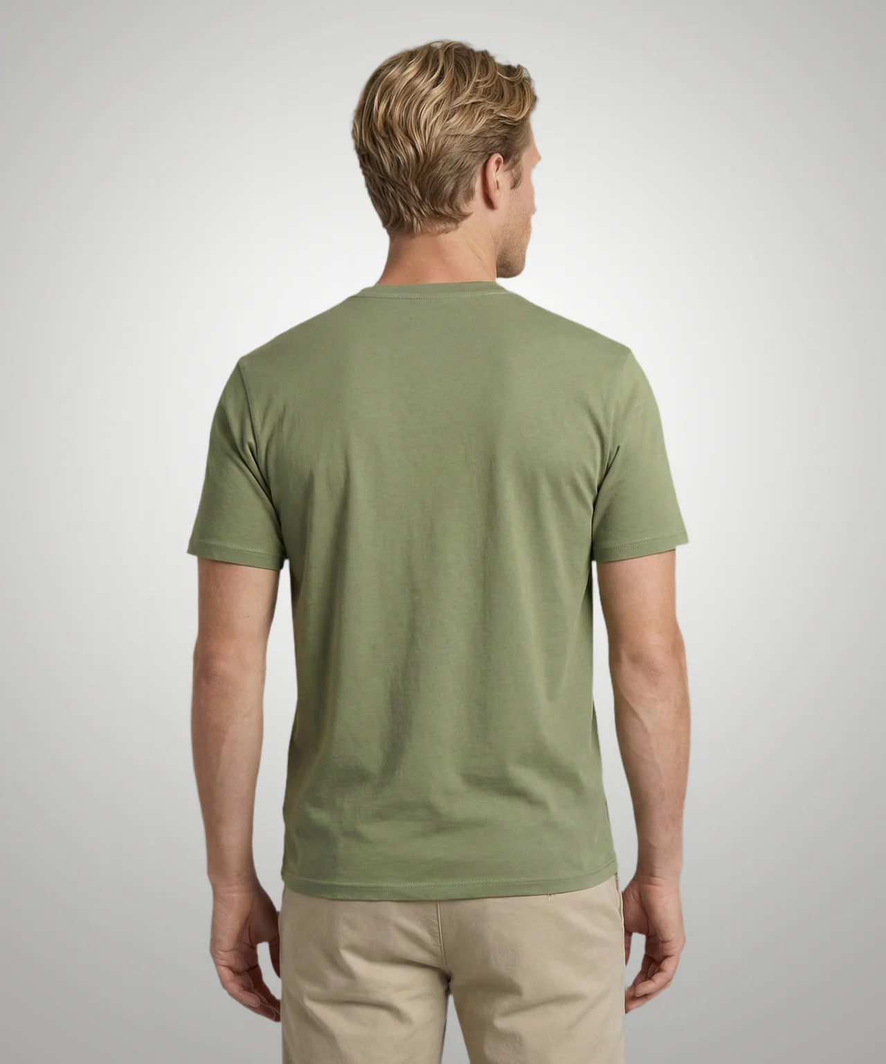 Graphic T-Shirt | Light Olive - Image 3
