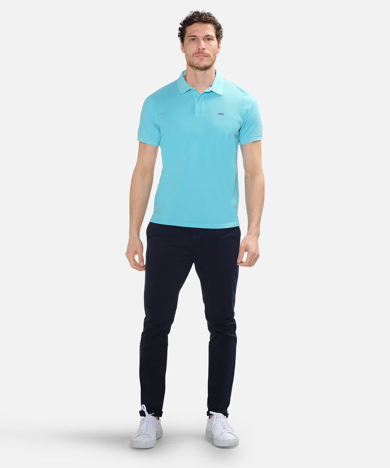 Klassieke Polo Regular Fit | Aqua - Image 4