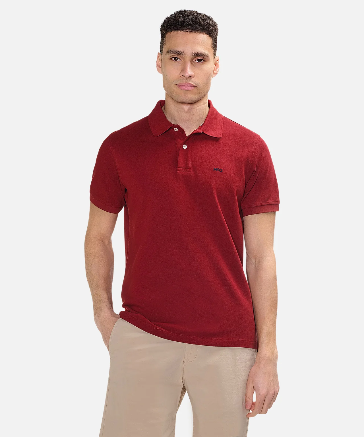 Klassieke Polo Regular Fit | Dark Red - Image 2
