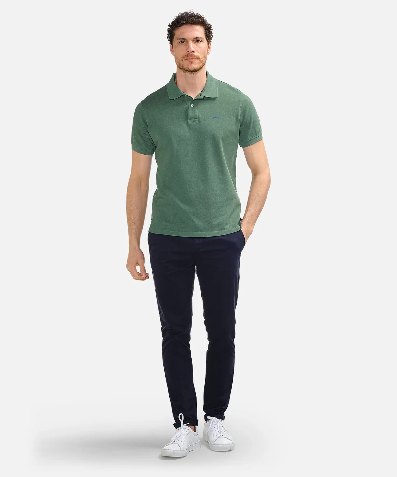 Klassieke Polo Regular Fit | Green - Image 4