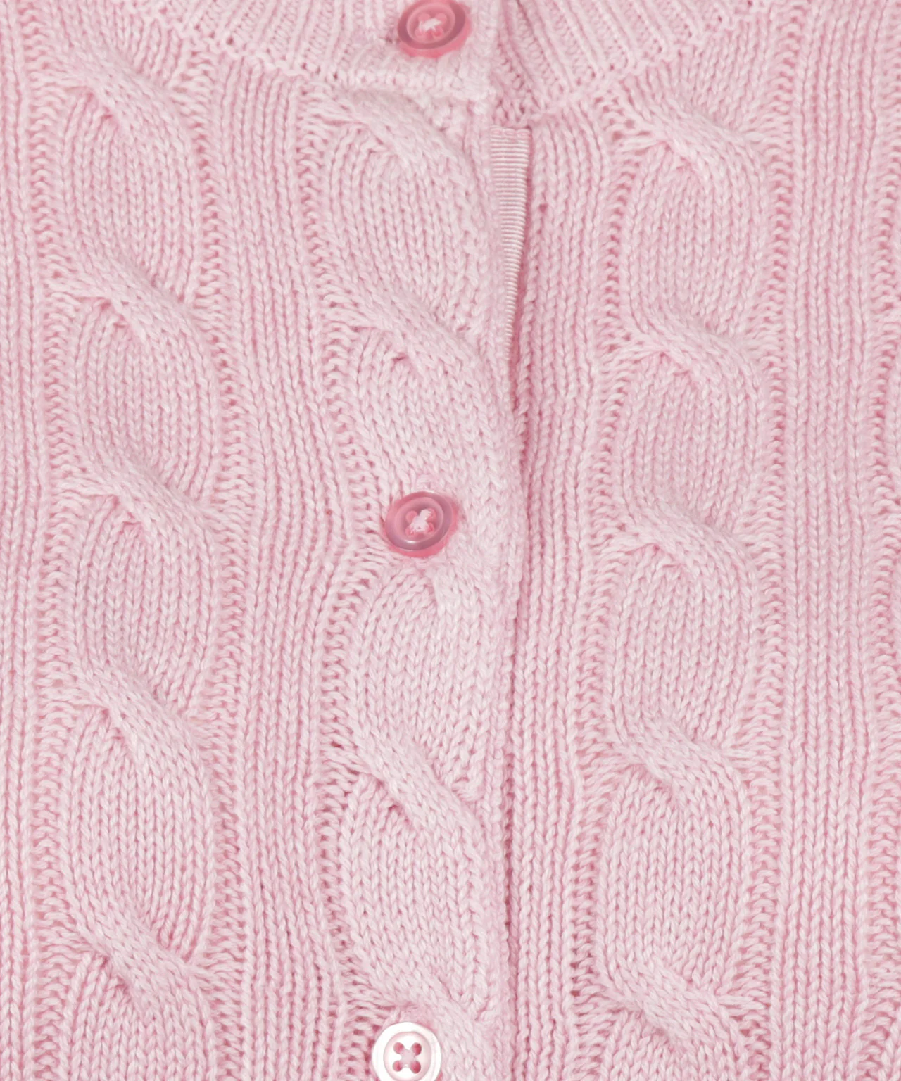 Knoopvest Kabelpatroon Katoen-Kasjmier | Light Pink - Image 6