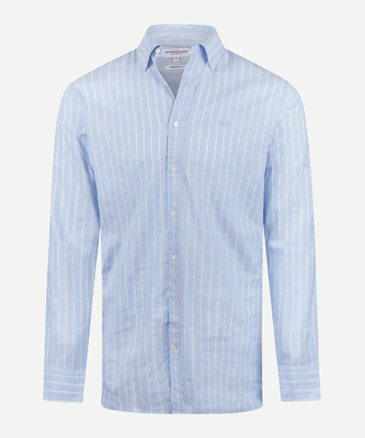 Overhemd Katoen Linnen Grote Streep | Light Blue - Image 2