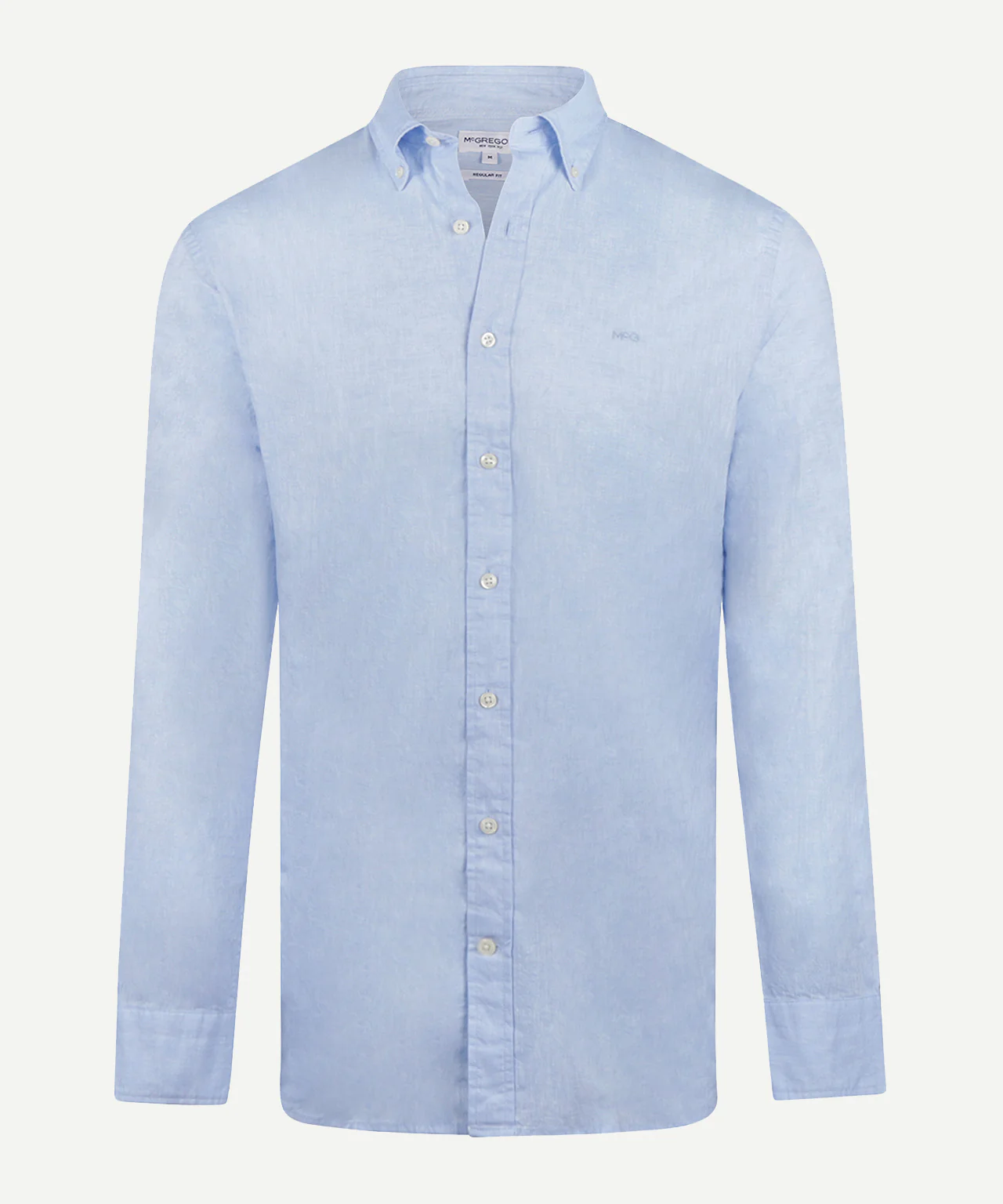 Overhemd Katoen Linnen | Light Blue - Image 2