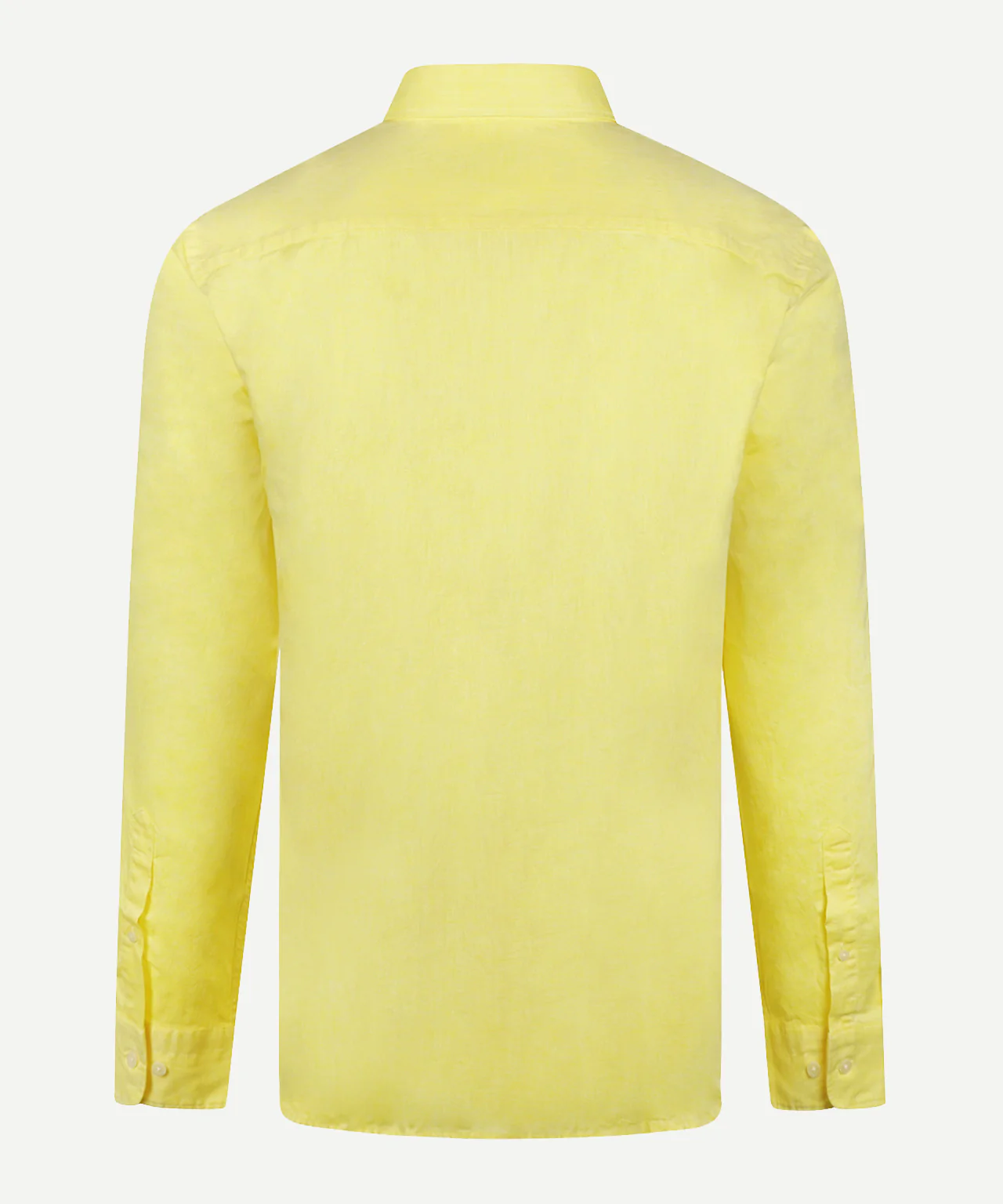 Overhemd Katoen Linnen | Light Yellow - Image 4
