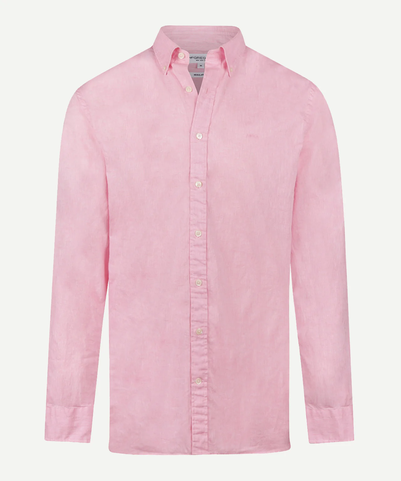 Overhemd Katoen Linnen | Pink - Image 2