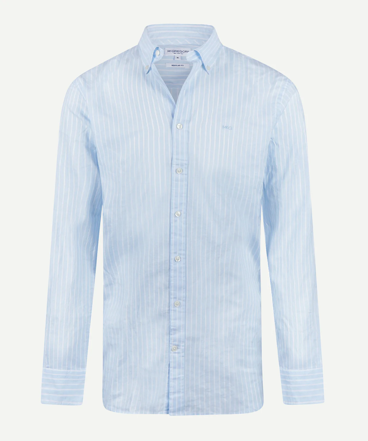Overhemd Katoen Linnen Streep | Light Blue - Image 2