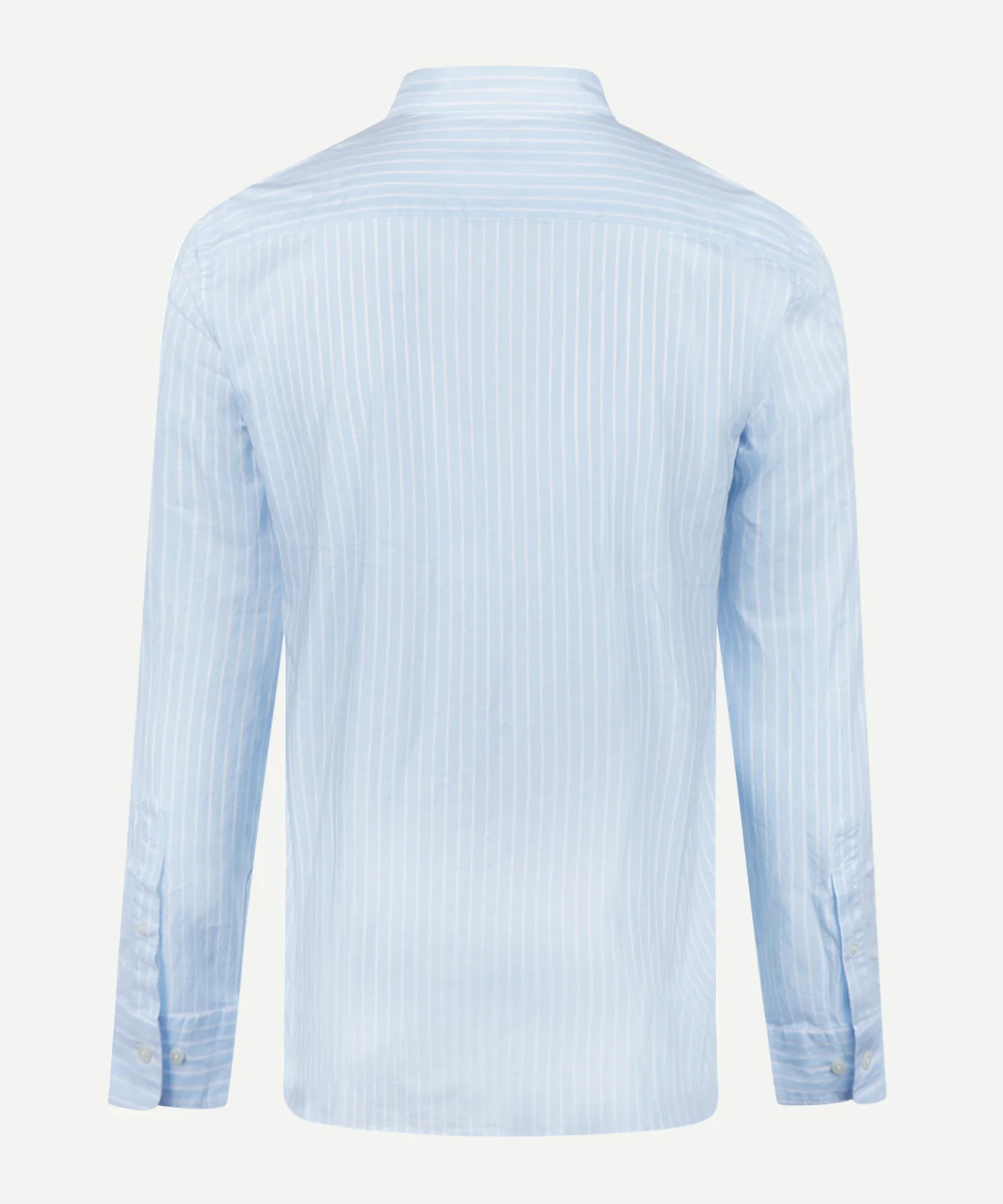 Overhemd Katoen Linnen Streep | Light Blue - Image 4