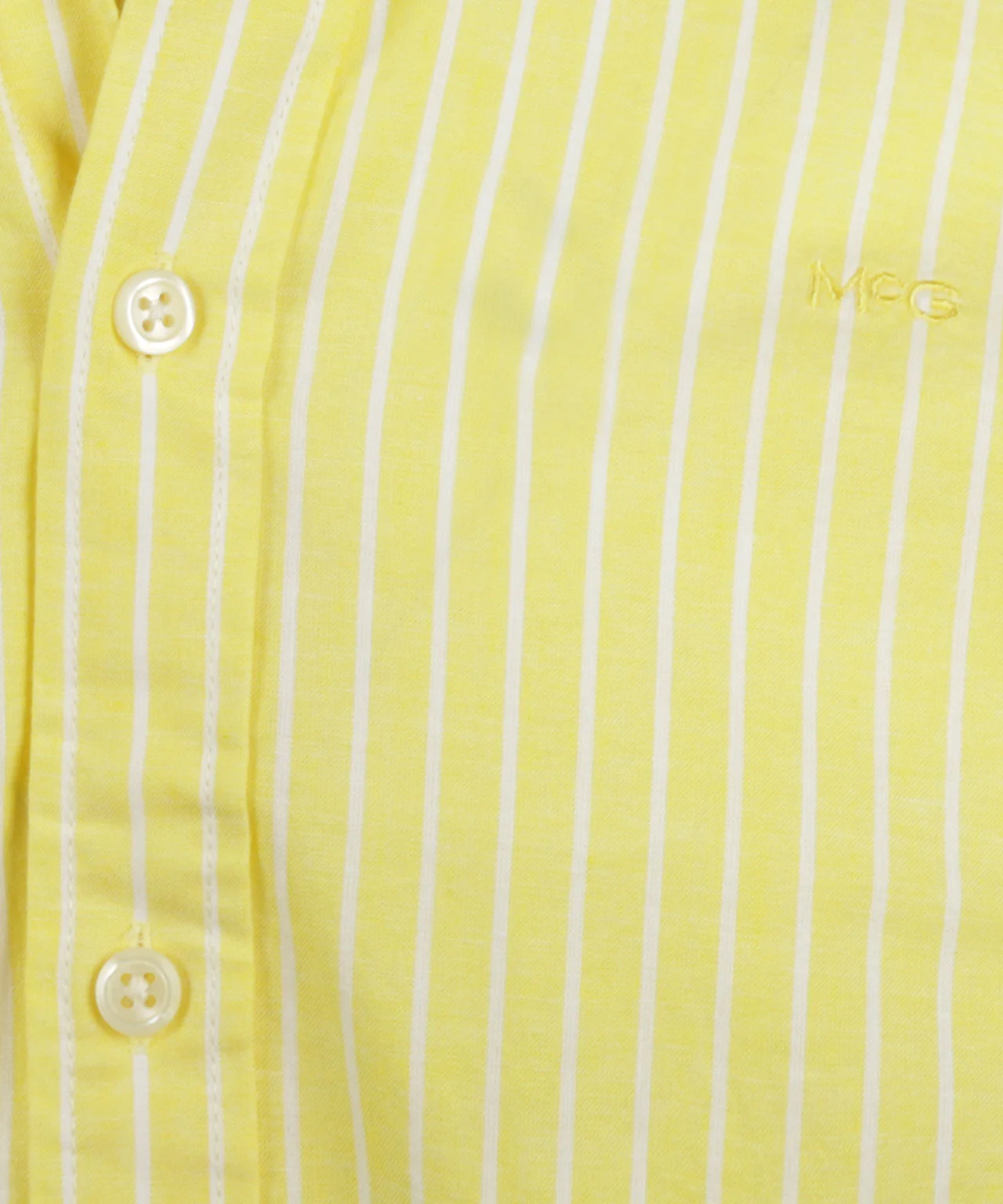 Overhemd Katoen Linnen Streep | Light Yellow - Image 6