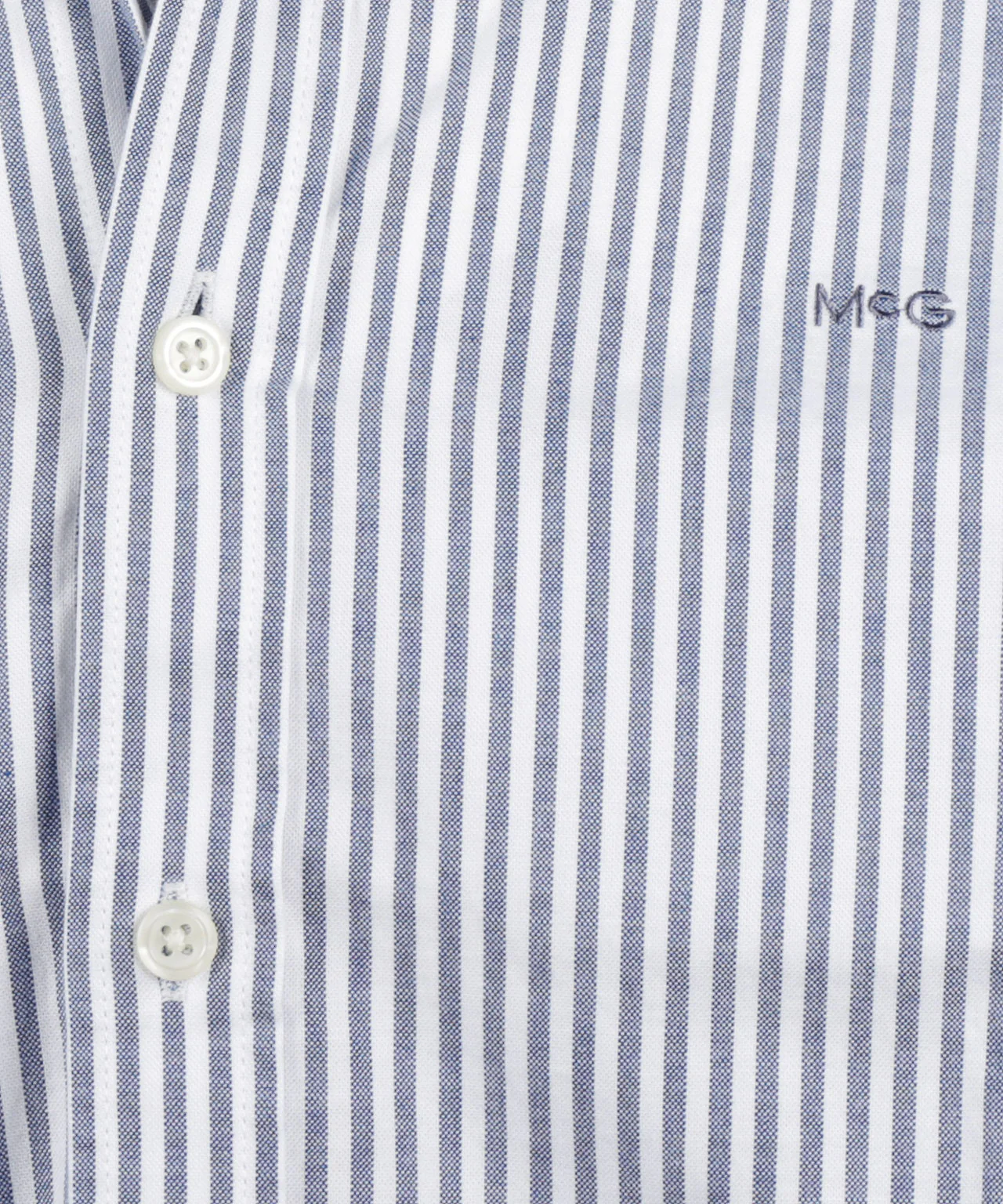 Overhemd Oxford Grote Streep | Navy - Image 6