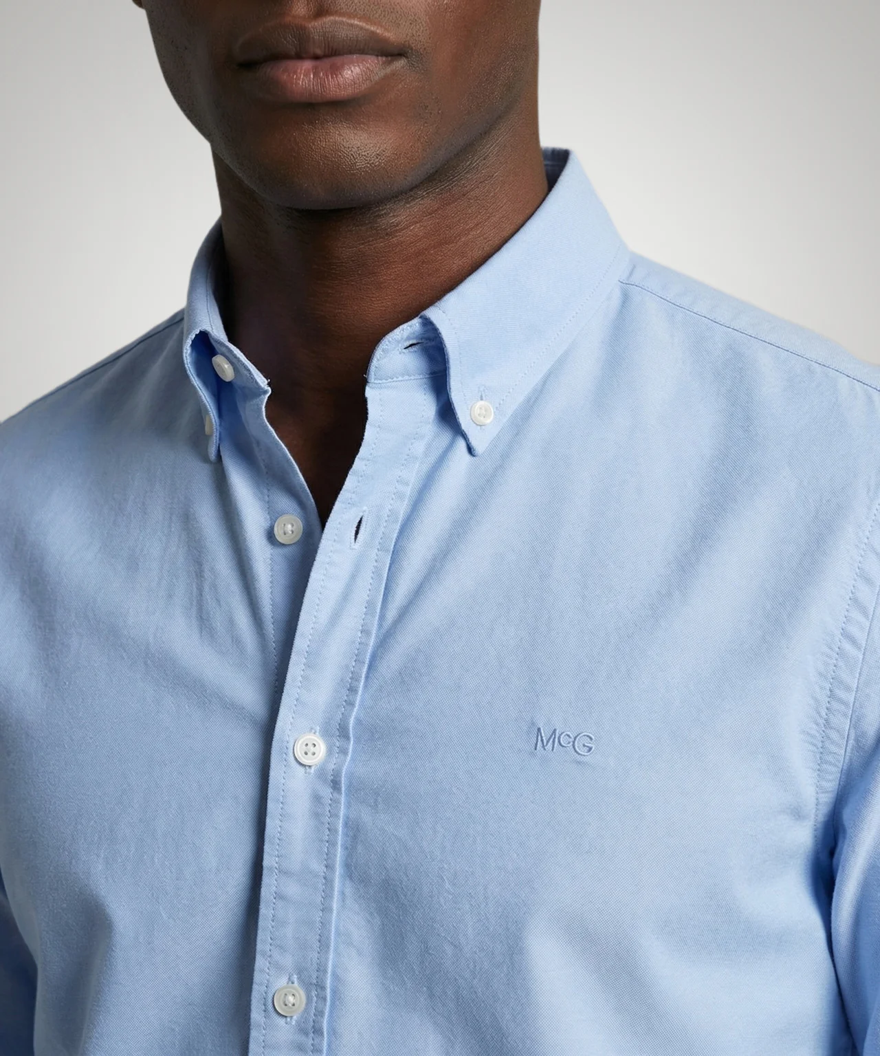 Overhemd Oxford Stretch | Light Blue - Image 5