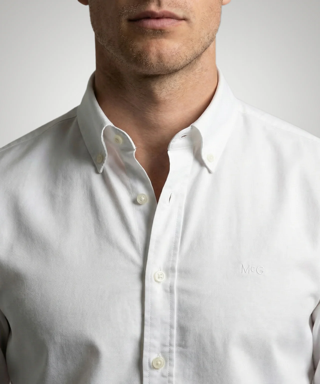 Overhemd Oxford Stretch | White - Image 5
