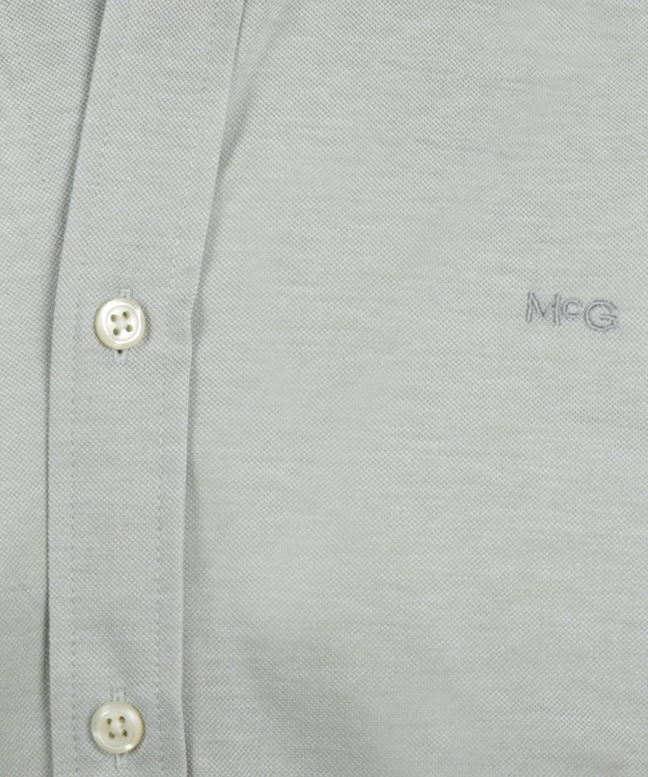 Overhemd Stretch Piqué | Light Olive - Image 6