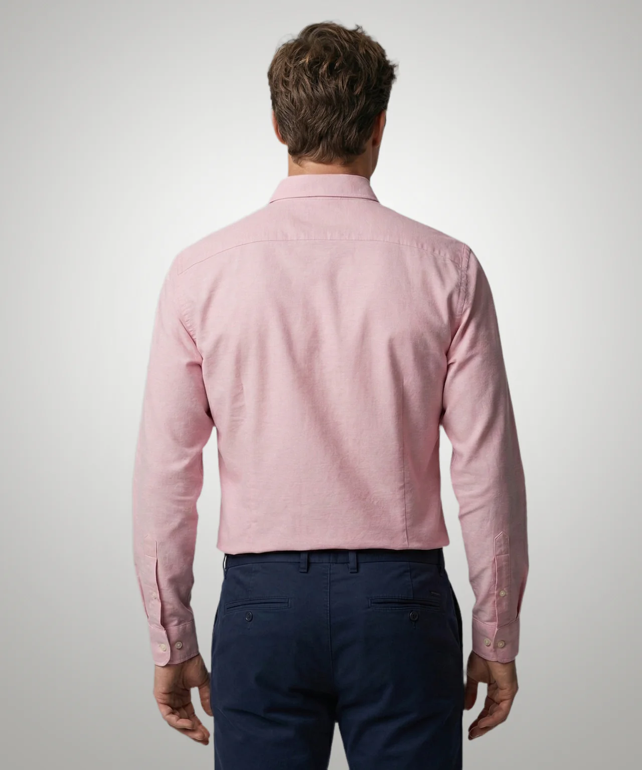 Overhemd Stretch Piqué | Light Pink - Image 3