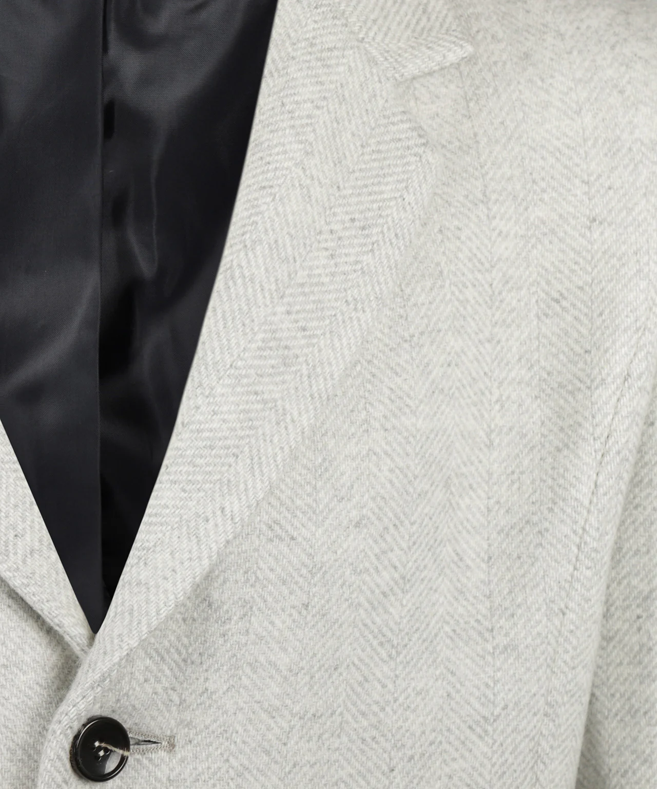 Overjas Visgraat Wol | Medium Grey Melange - Image 6