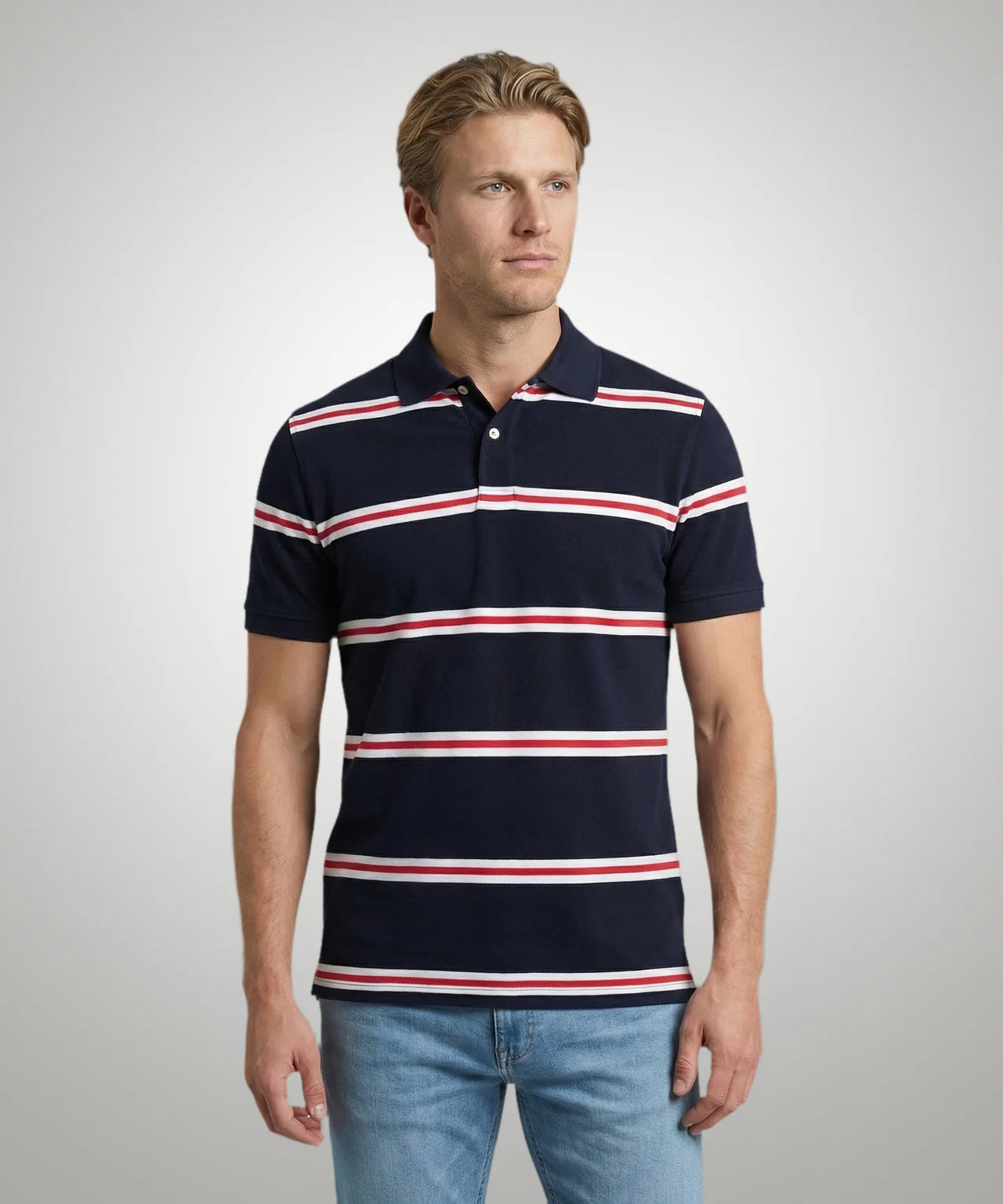 Piqué Polo Streep | Navy