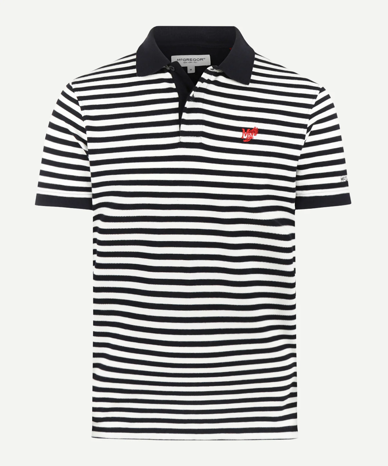 Piqué Polo Streep | Off White - Image 2