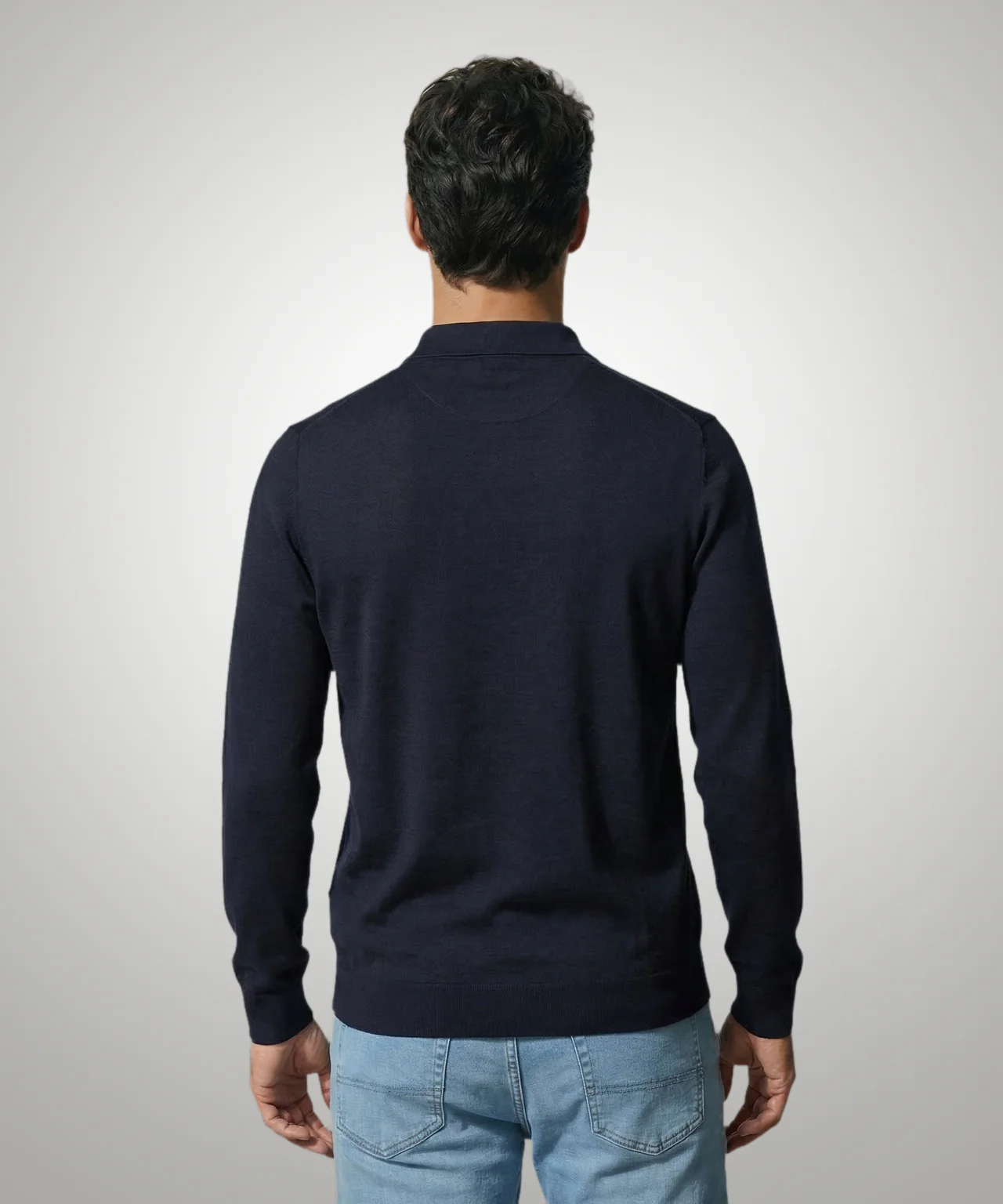 Polotrui Merinowol | Navy - Image 3