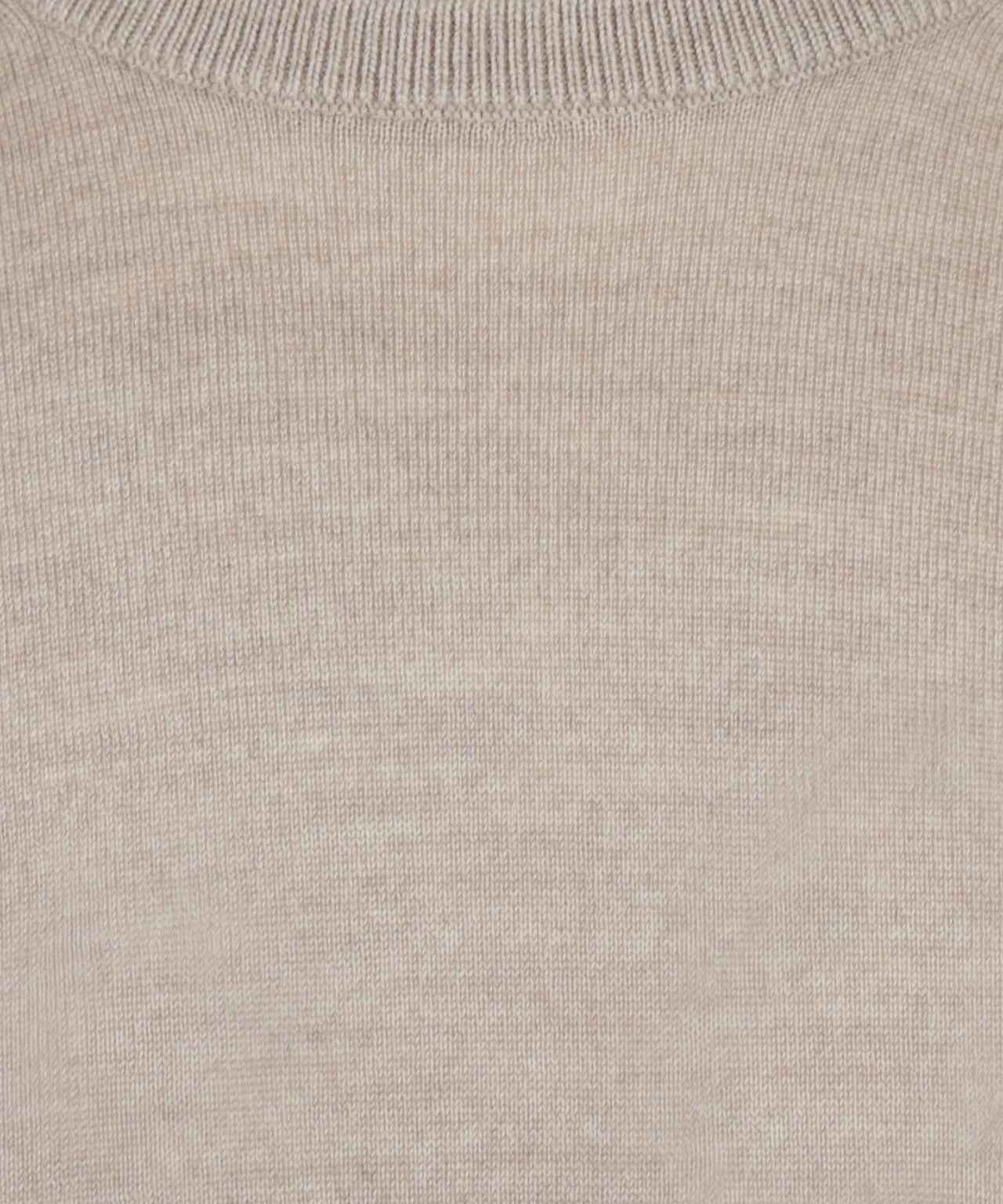 Trui Extra Fine Merino Ronde Hals | Sand - Image 6