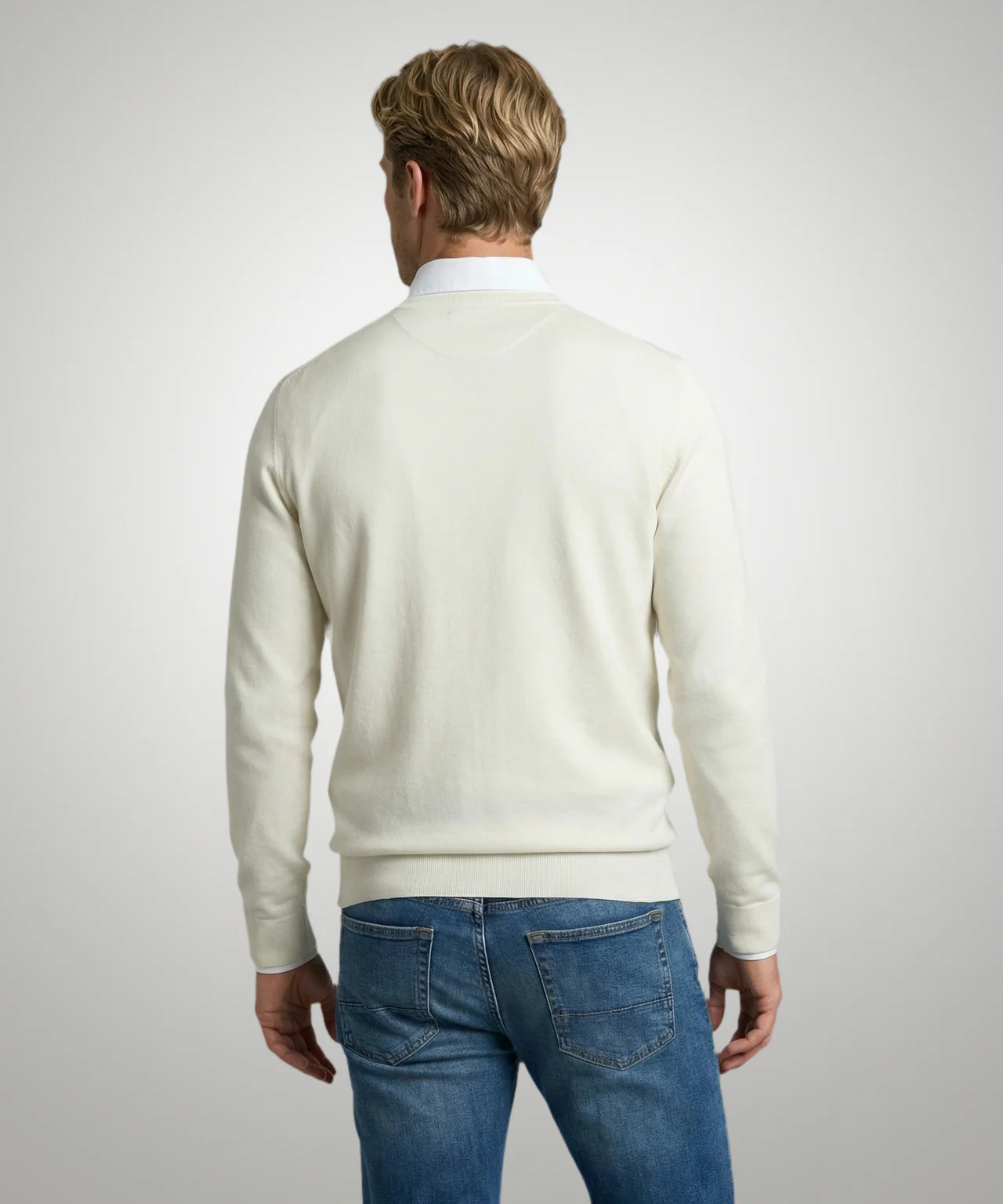Trui Katoen-Kasjmier Ronde Hals | Kit - Image 3