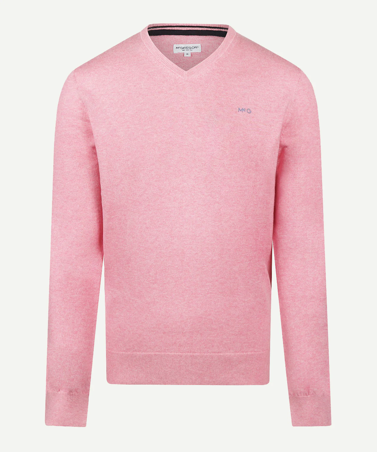 Trui Katoen-Kasjmier V-Hals | Light Pink - Image 2