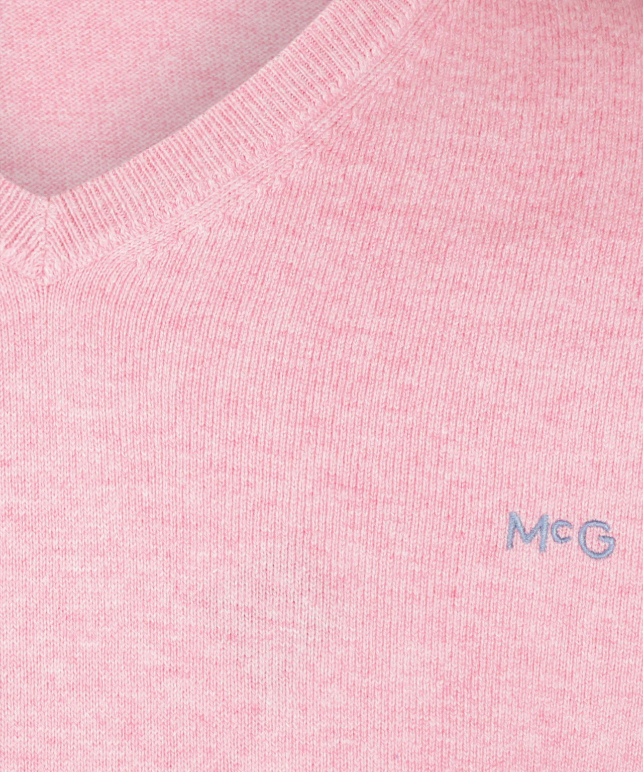 Trui Katoen-Kasjmier V-Hals | Light Pink - Image 6