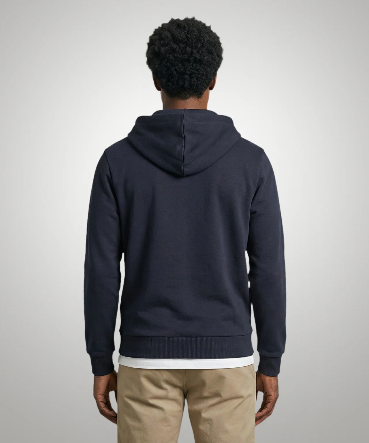 Zip Thru Hoody | Navy - Image 3