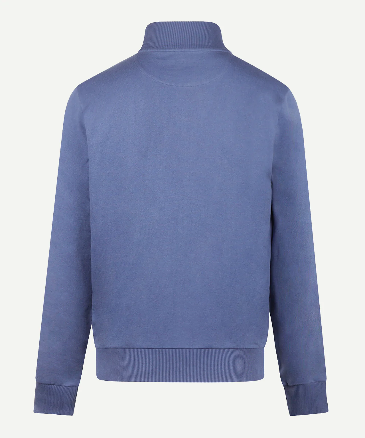 Zip Thru Sweat Cardigan | Vintage Blue - Image 4